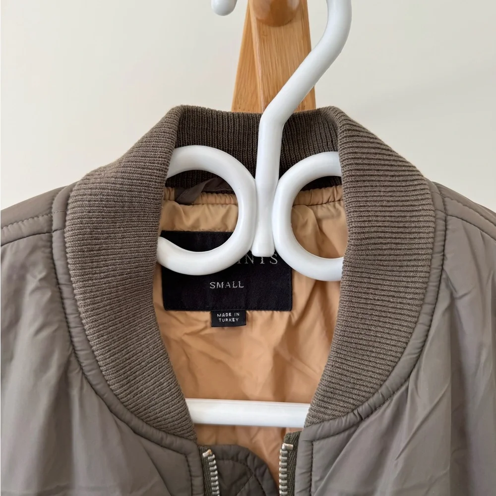 All SAINTS Green Bomber Jacket, Size S - Picture 13 of 13